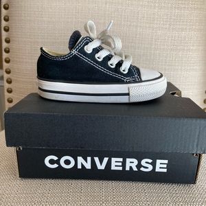 Infant Size 4 Converse Low Tops